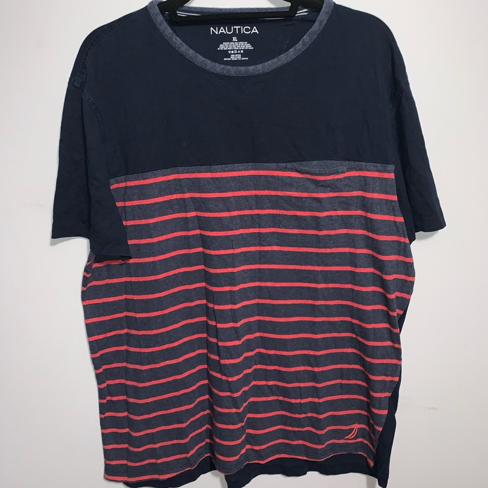 nautica stripped tshirt